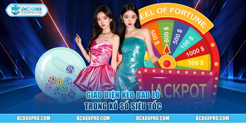 Giao diện kèo bao lô trong Xổ Số Siêu Tốc