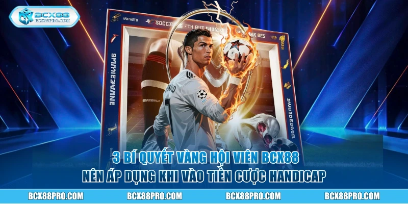 3 bí quyết vàng nên áp dụng khi vào tiền cược handicap